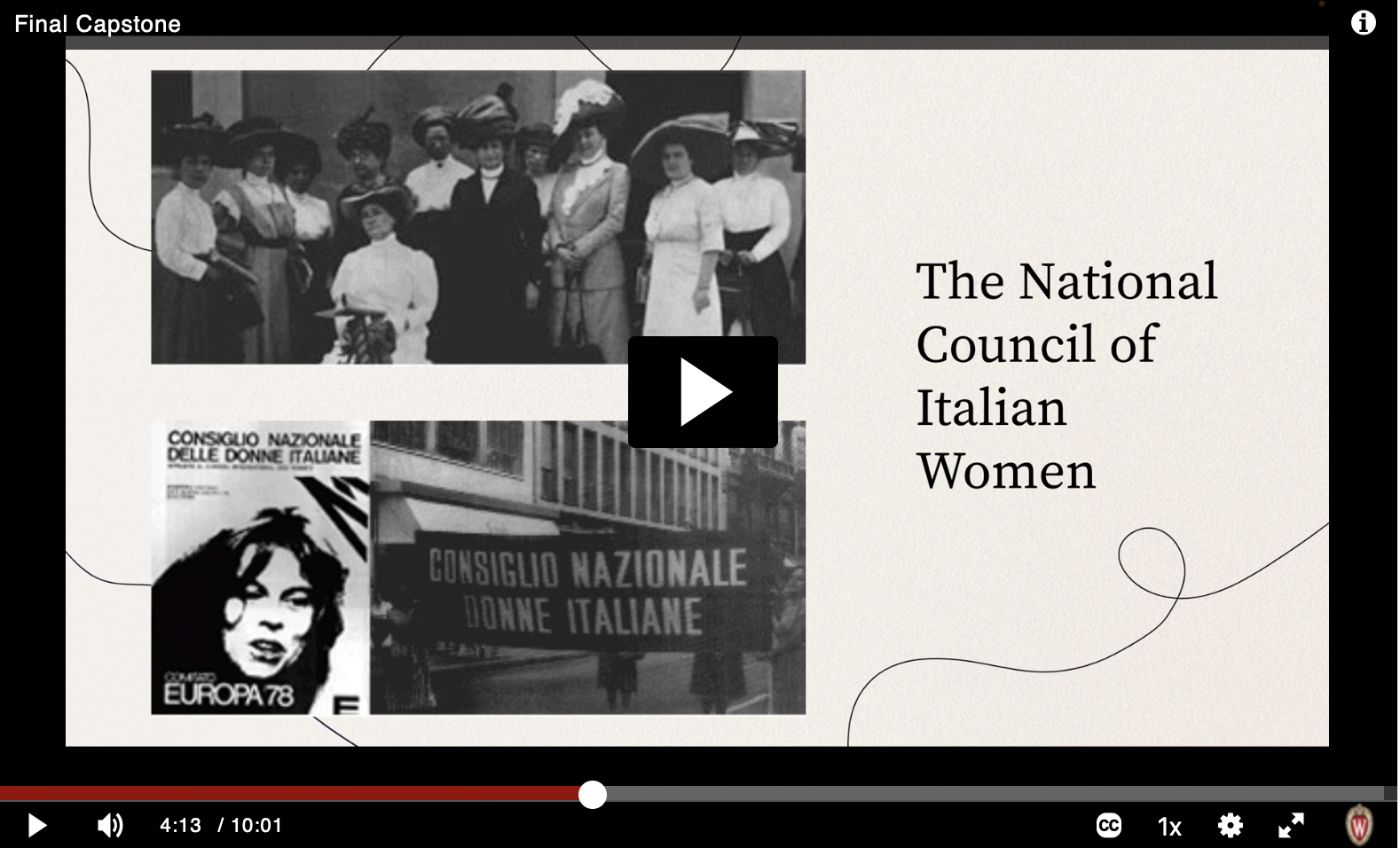 Mussolini's Failure with Working-Class Women; National Council of Italian Women